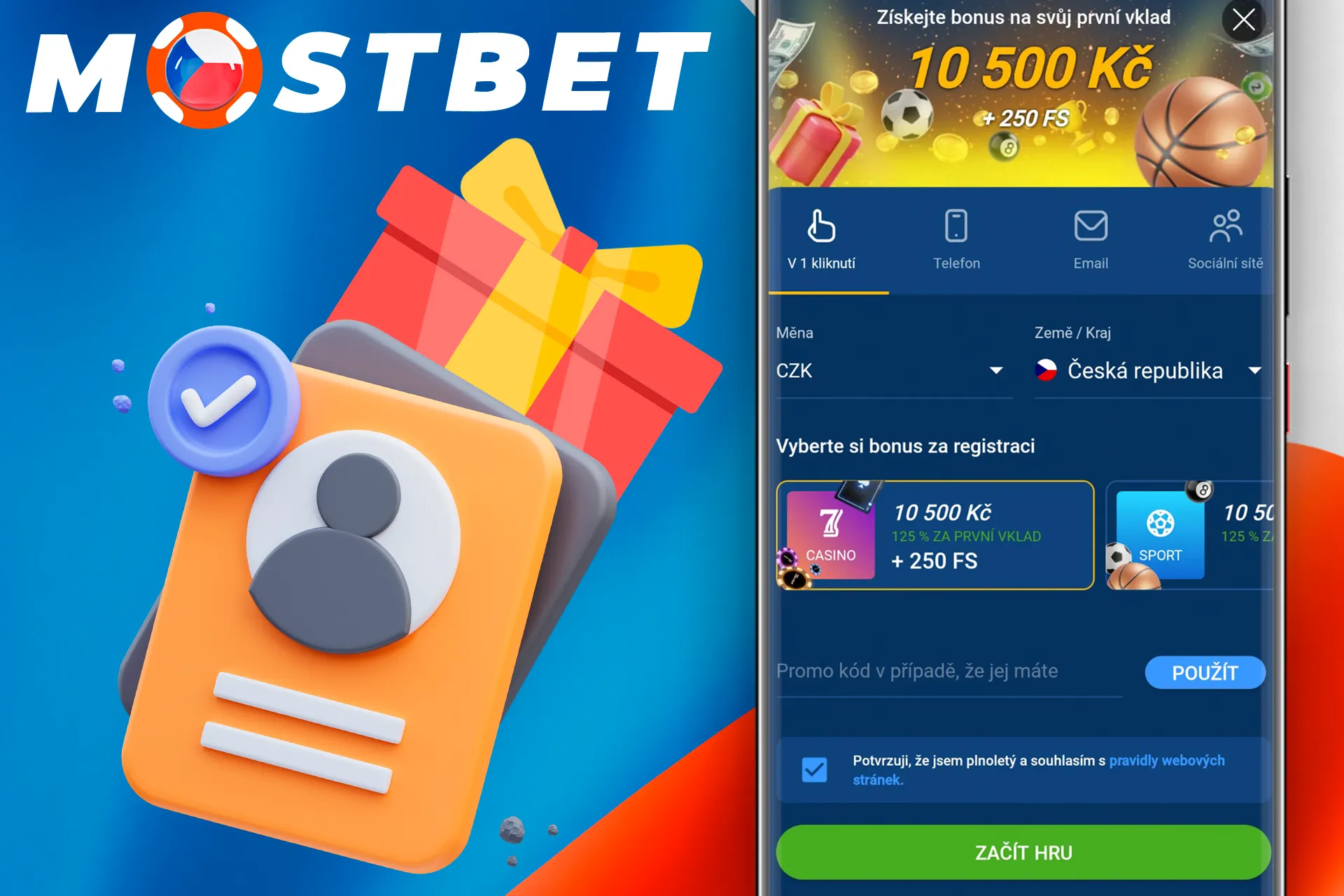 mostbet registration bonus