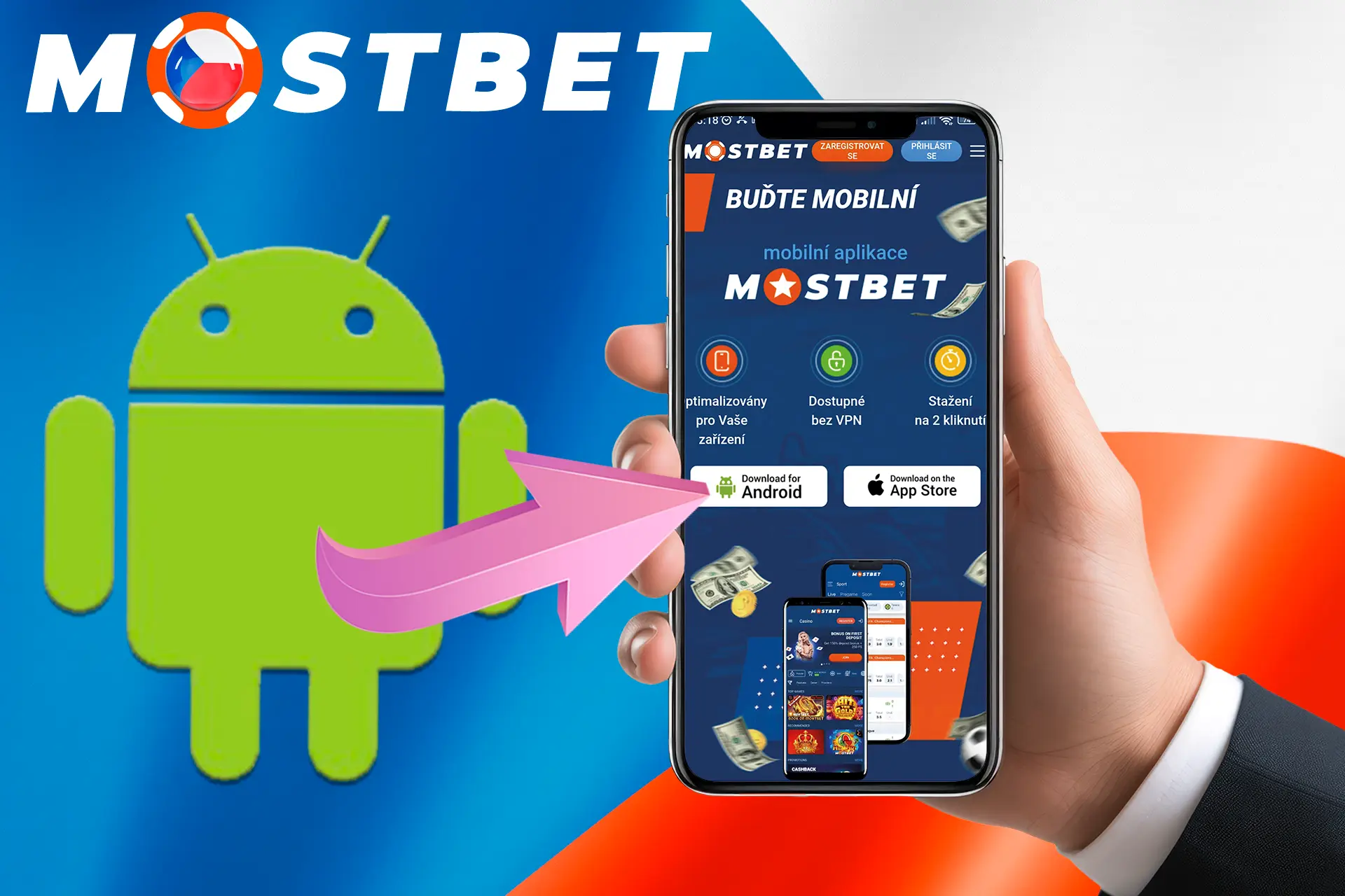 mostbet aplikace ke stažení pro android