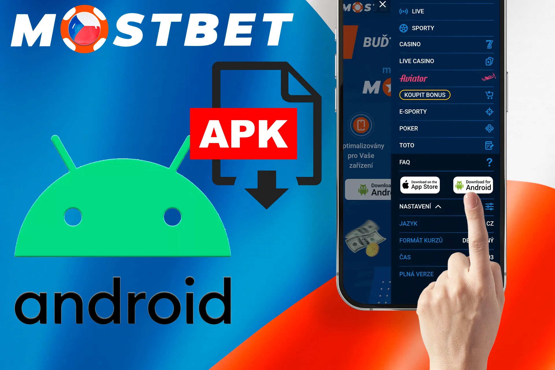 Nainstalujte mostbet APK