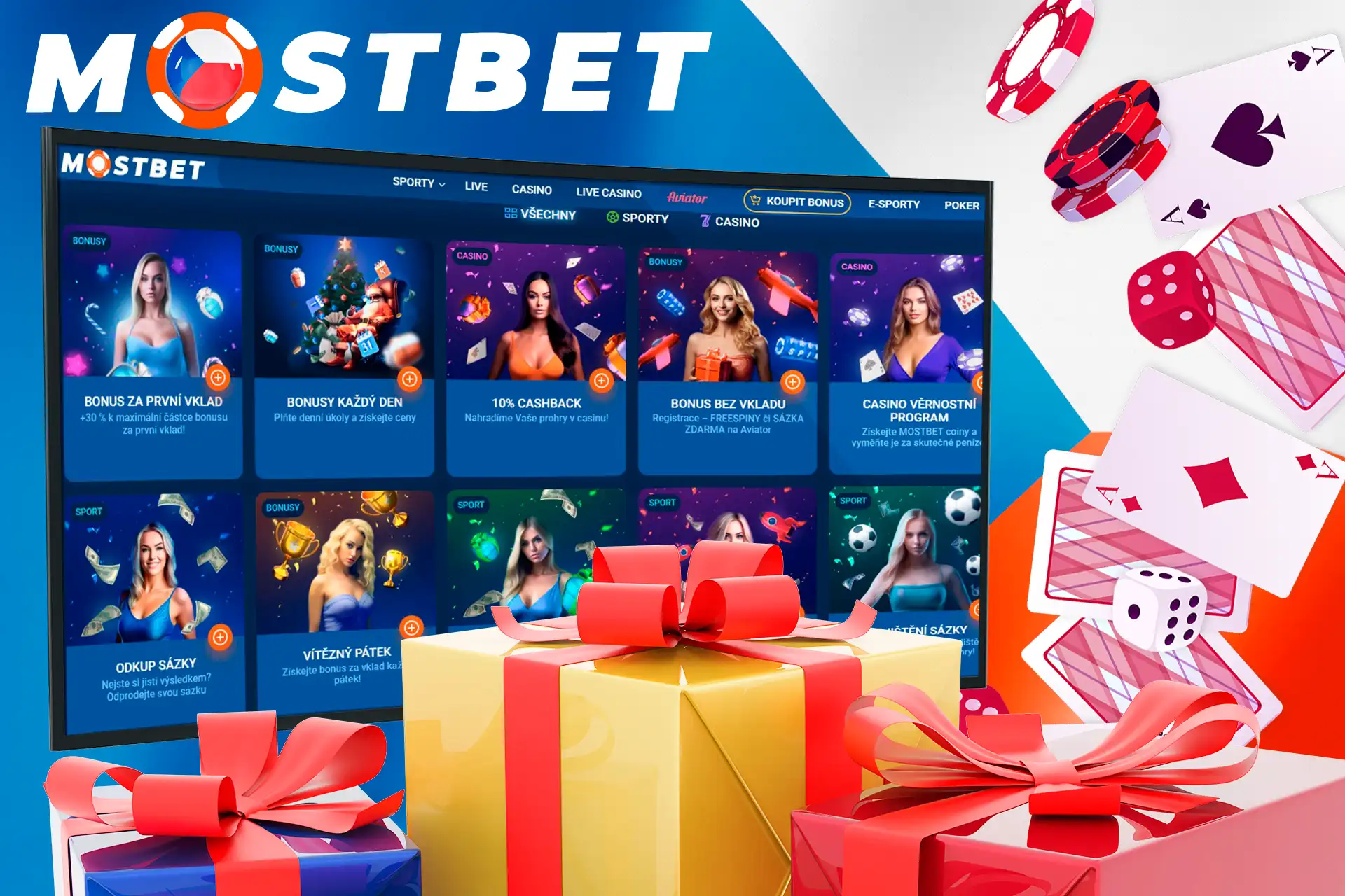 Mostbet Casino Bonusy