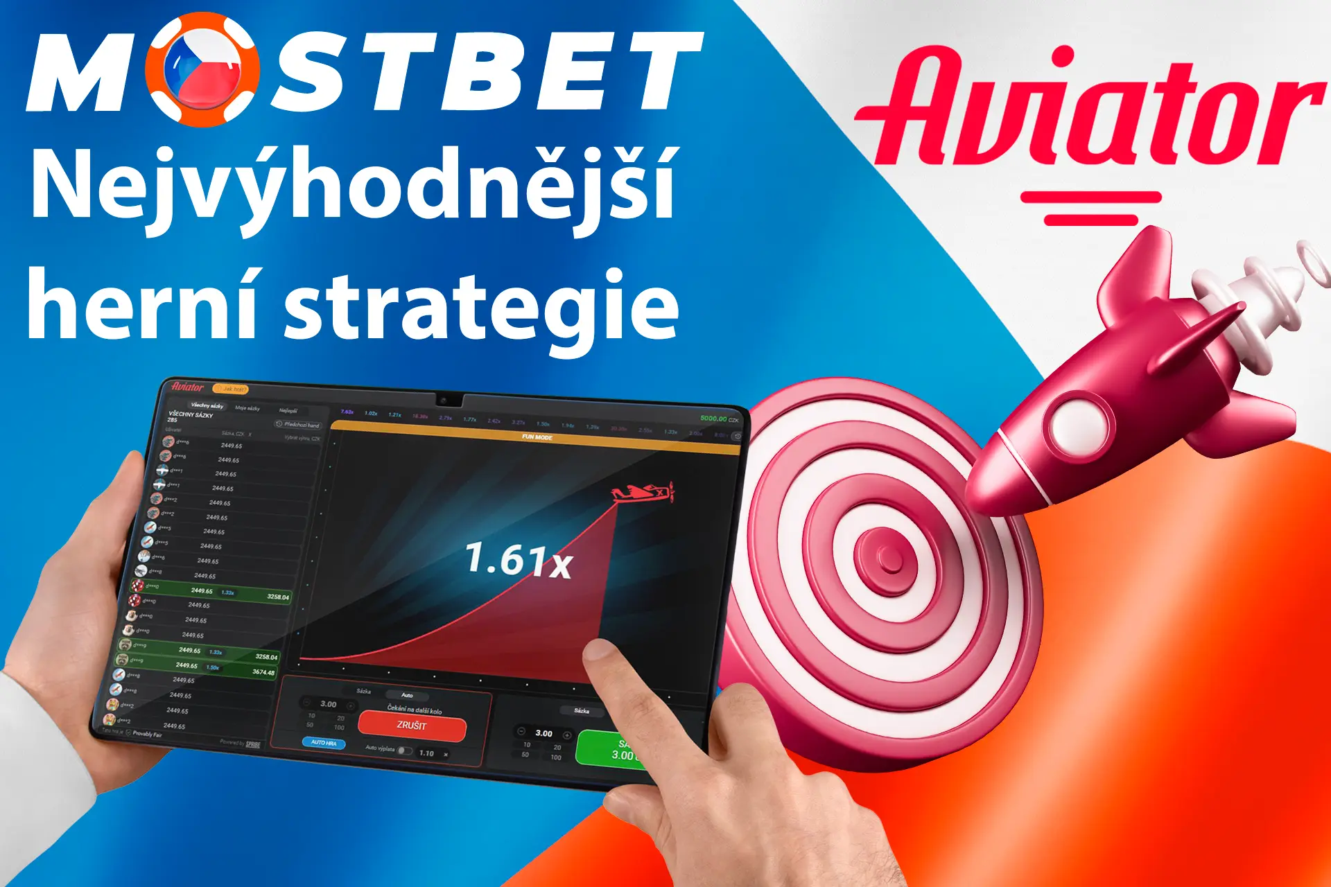 Podívejte se na nejlepší strategie Aviator