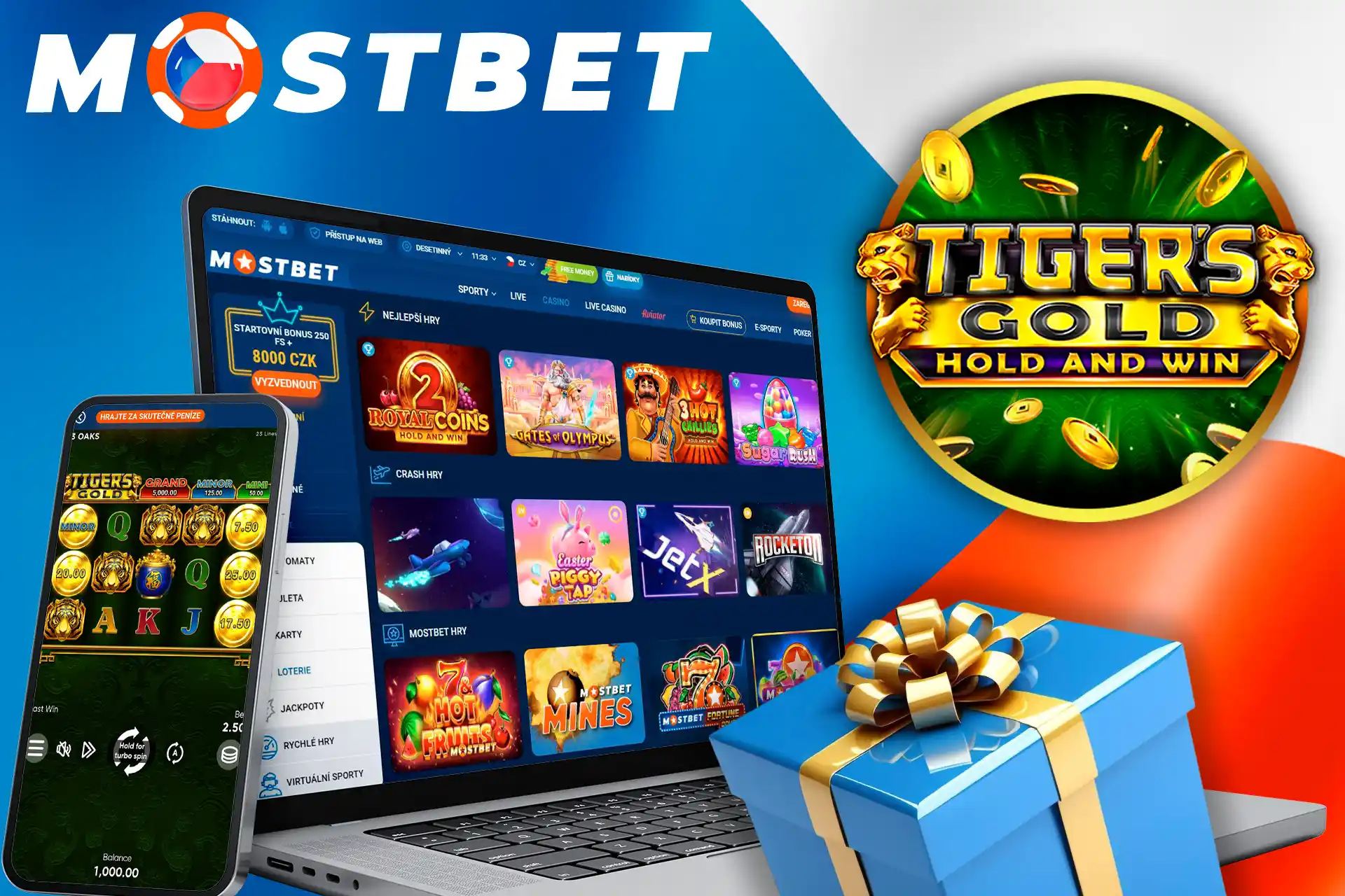 Zahrajte si Tigers Gold na Mostbet a získejte uvítací bonus