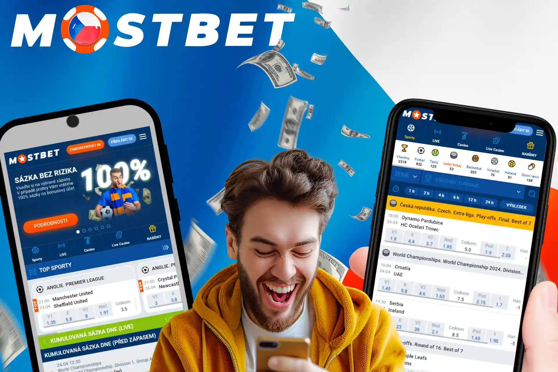 Vyzkoušejte mnoho výhod hokejového sázení na Mostbet