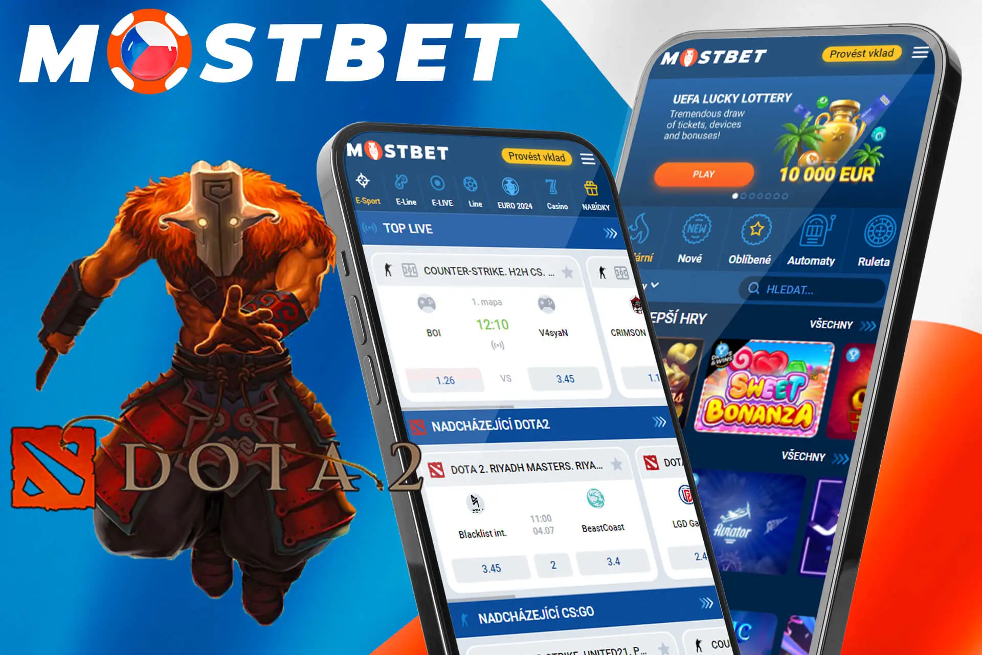 Zahrajte si DOTA 2 na Mostbet